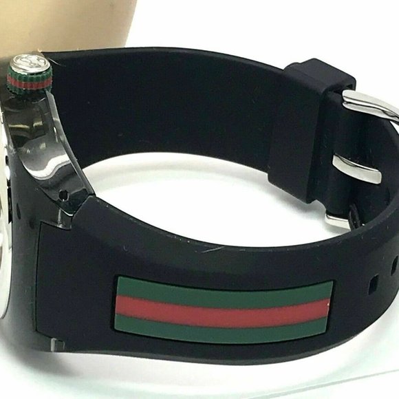 GUCCI SYNC YA137101 Black Rubber Band Men's Watch - Picture 8 of 12